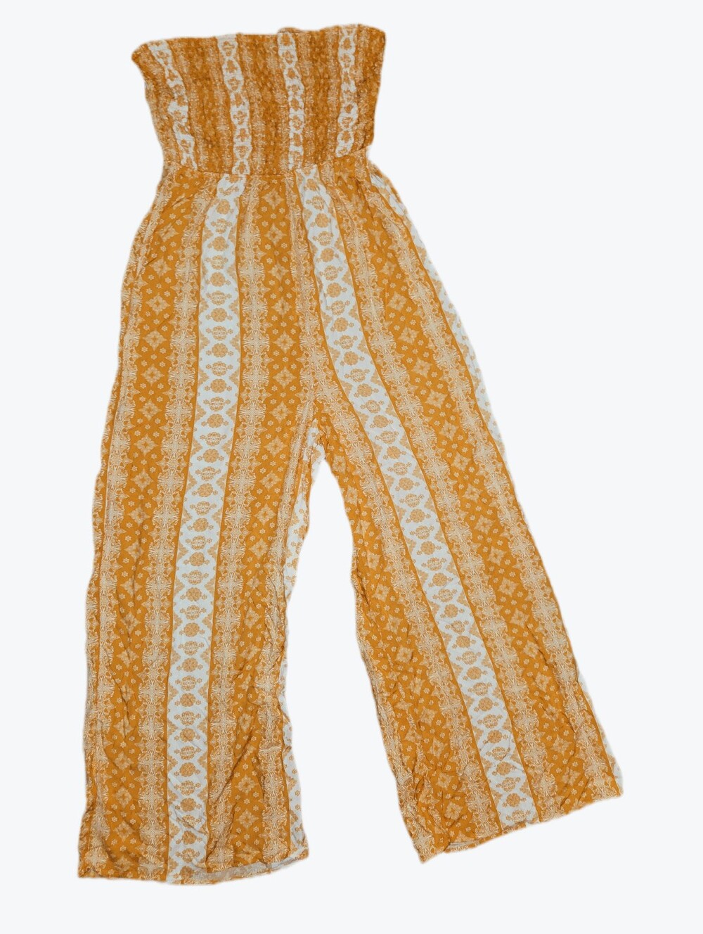 New W/ Tags Yellow Boho XL Jumpsuit